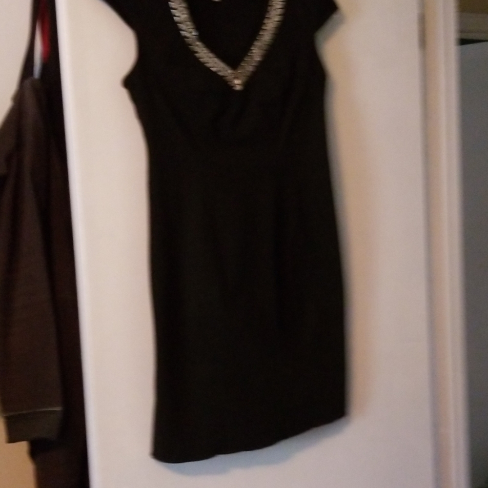 Nice dress. ..